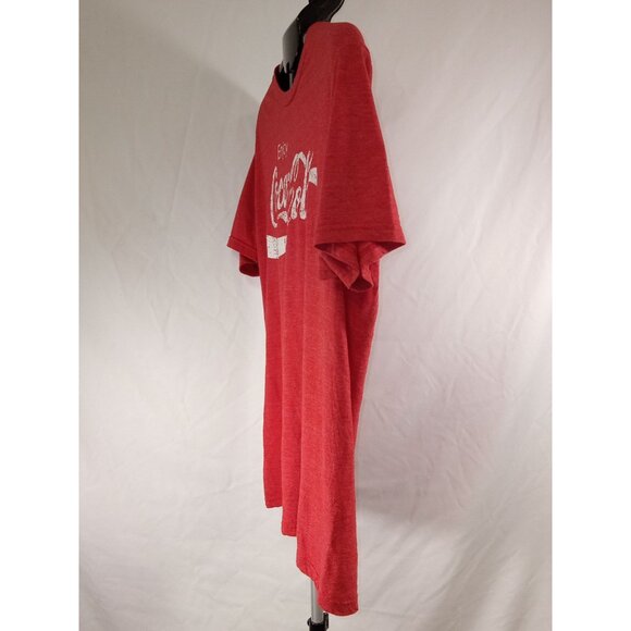 Coca-Cola Unisex Red White Short Sleeve Tee Size Large - Picture 2 of 5